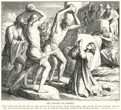 The Stoning of Stephen by Julius (after) Schnorr von Carolsfeld