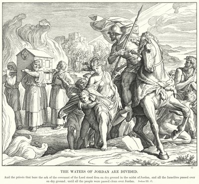 The Waters of Jordan are Divided by Julius (after) Schnorr von Carolsfeld