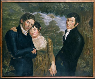 Copy of We Three by Philipp Otto Runge by Julius August Friedrich Theodor von Ehren