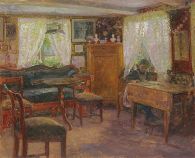 Sitting Room in Finkenwerder by Julius August Friedrich Theodor von Ehren