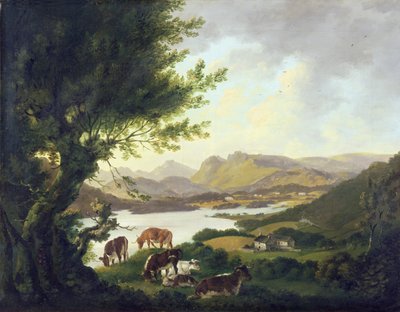 Lake Windemere by Julius Caesar Ibbetson