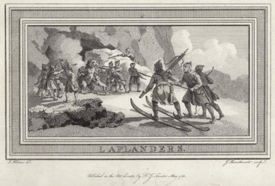 Laplanders by Julius Caesar Ibbetson