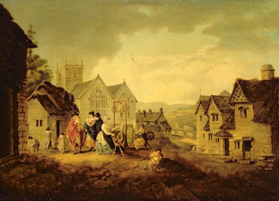 Llangollen by Julius Caesar Ibbetson