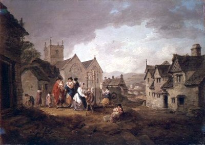 Llangollen, Wales by Julius Caesar Ibbetson