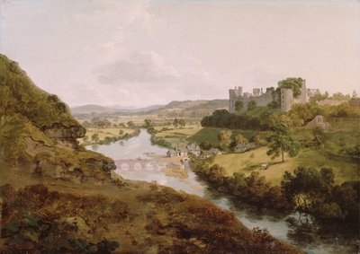 Ludlow Castle, Shropshire by Julius Caesar Ibbetson