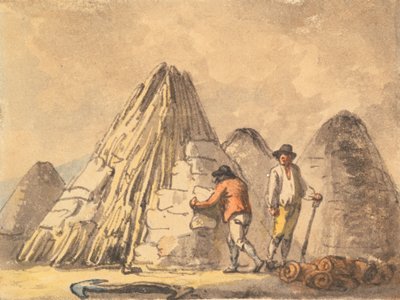 Making into Charcoal by Julius Caesar Ibbetson