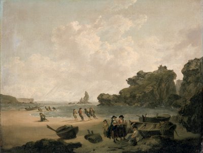 The Stack Rock by Julius Caesar Ibbetson