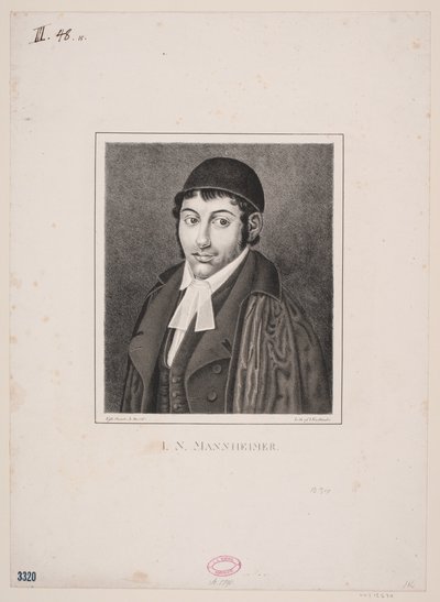 Rabbi I.N. Mannheimer by Julius Friedlænder