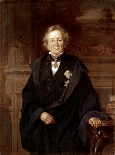 Leopold von Ranke: Portrait 1868 by Julius Friedrich Anton Schrader