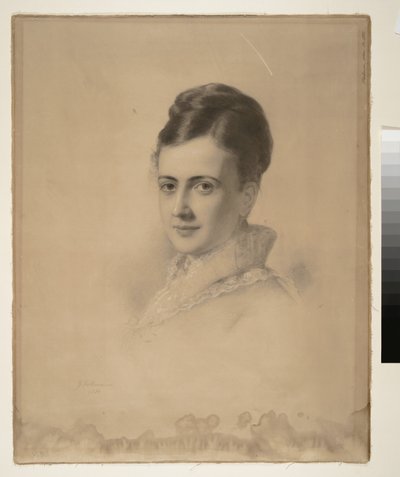Portrait of Mrs. Potter Palmer (Bertha Palmer), 1874 by Julius Gollmann