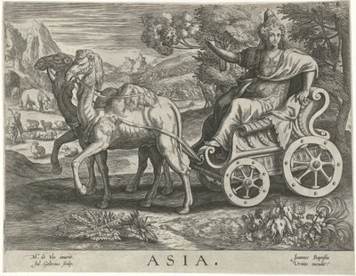 Asia (De vier werelddelen) by Julius Goltzius
