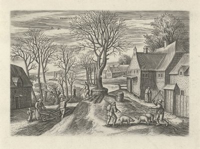 February by Julius Goltzius
