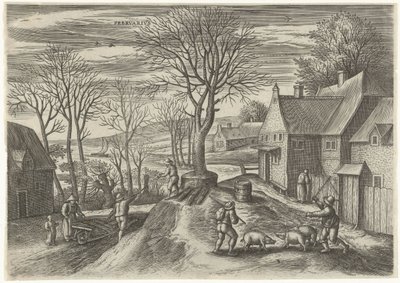February by Julius Goltzius