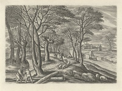 November (series title: The Twelve Months) by Julius Goltzius