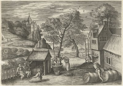 October by Julius Goltzius