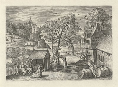 October by Julius Goltzius