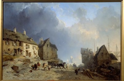 Port du pallet a Dieppe by Julius Hintz