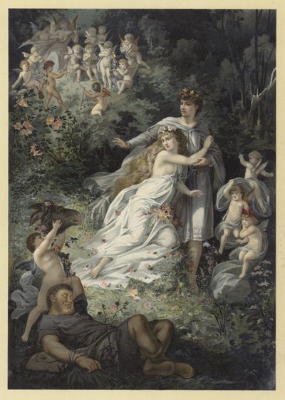 Illustration for A Midsummer Night