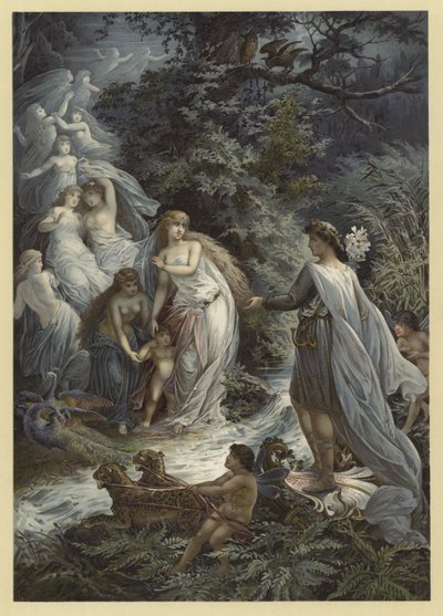 Illustration for A Midsummer Night