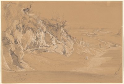 Campagna di Roma (Roman Countryside) (recto) by Julius Jacob the Elder