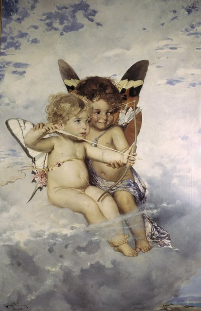 Cupids by Julius Kronberg