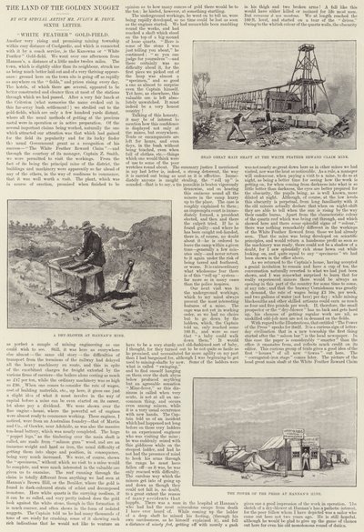The Land of the Golden Nugget, White Feather Gold-Field by Julius Mandes Price