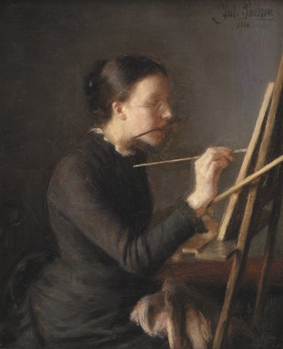 The Painter Agnes Paulsen, the Artist