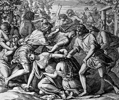 Abduction of the daughters of Israel by Julius Schnorr von Carolsfeld