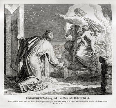 Abraham Will Be Father of Many Nations, Genesis by Julius Schnorr von Carolsfeld
