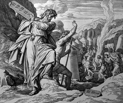 Adoration of the Golden Calf by Julius Schnorr von Carolsfeld