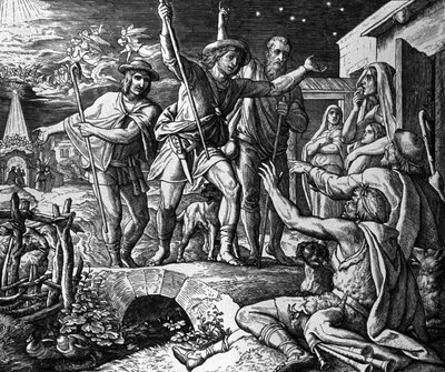 Adoration of the Shepherds by Julius Schnorr von Carolsfeld