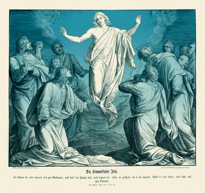 Ascension of Christ by Julius Schnorr von Carolsfeld