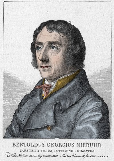 Barthold Georg Niebuhr 1776 - 1831, German historian - Portrait of Barthold Georg Niebuhr German historian (Copenhagen by Julius Schnorr von Carolsfeld
