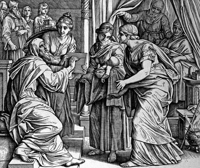 Birth of Saint John the Baptist by Julius Schnorr von Carolsfeld