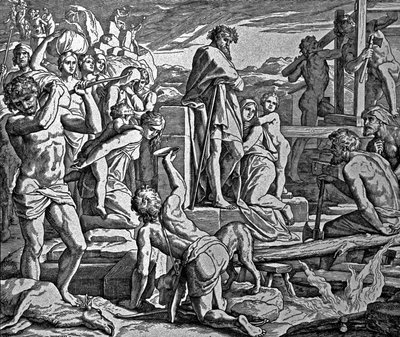 Cain Built the City of Enoch by Julius Schnorr von Carolsfeld