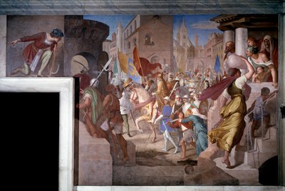 Charlemagne and His Army in Paris by Julius Schnorr von Carolsfeld