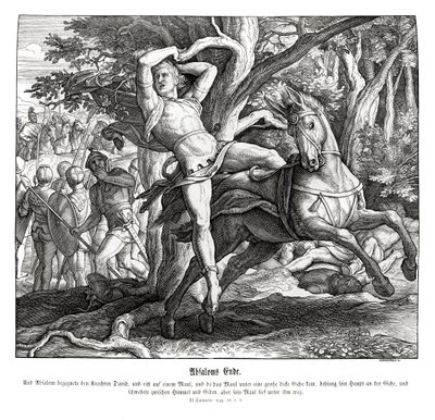Death of Absalom, 2 Samuel by Julius Schnorr von Carolsfeld