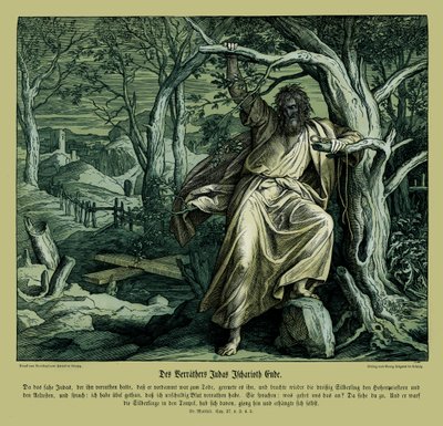 Death of Judas Iscariot by Julius Schnorr von Carolsfeld