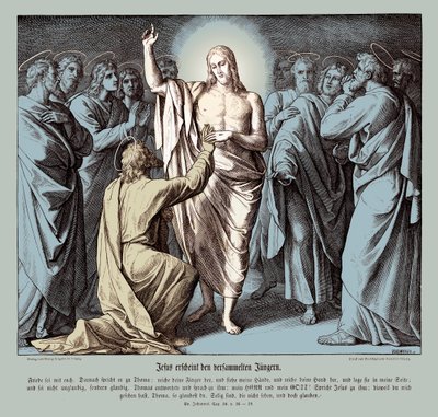 Doubting Thomas by Julius Schnorr von Carolsfeld