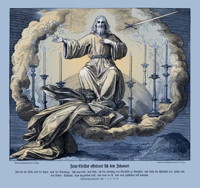 Jesus Christ Reveals Himself to John, Revelation by Julius Schnorr von Carolsfeld