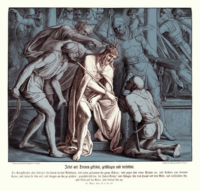 Jesus is Given a Crown of Thorns by Julius Schnorr von Carolsfeld