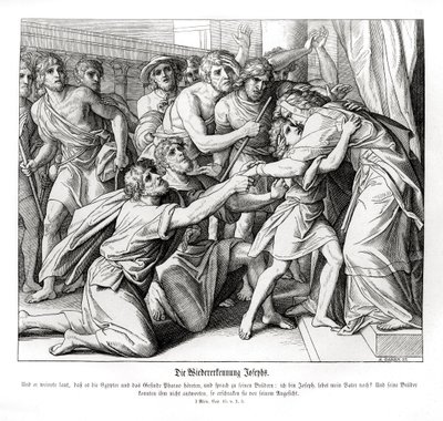 Joseph is Recognised by His Brothers by Julius Schnorr von Carolsfeld