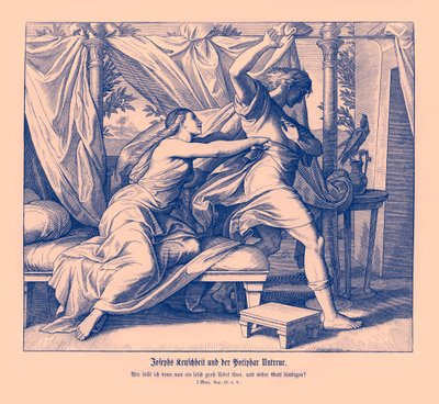 Joseph Refuses to Lie with Potiphar by Julius Schnorr von Carolsfeld