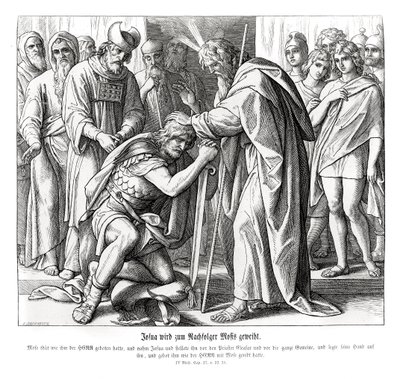 Joshua is appointed as Moses