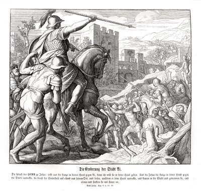 Joshua Takes the City of Ai by Julius Schnorr von Carolsfeld