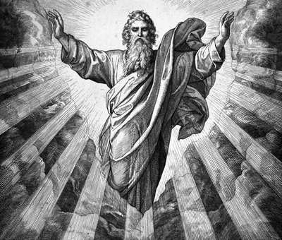 Let There Be Light. God and Creation by Julius Schnorr von Carolsfeld