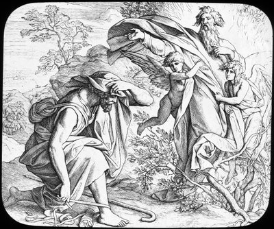 Moses and the Burning Bush by Julius Schnorr von Carolsfeld