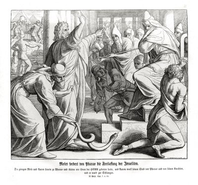 Moses demands the Israelites
