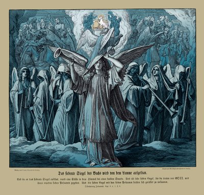 Opening of the Seventh Seal by the Lamb, Revelation by Julius Schnorr von Carolsfeld