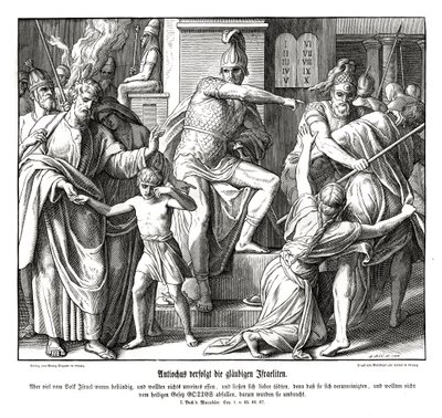 Persecution of Israelites by Antiochus by Julius Schnorr von Carolsfeld